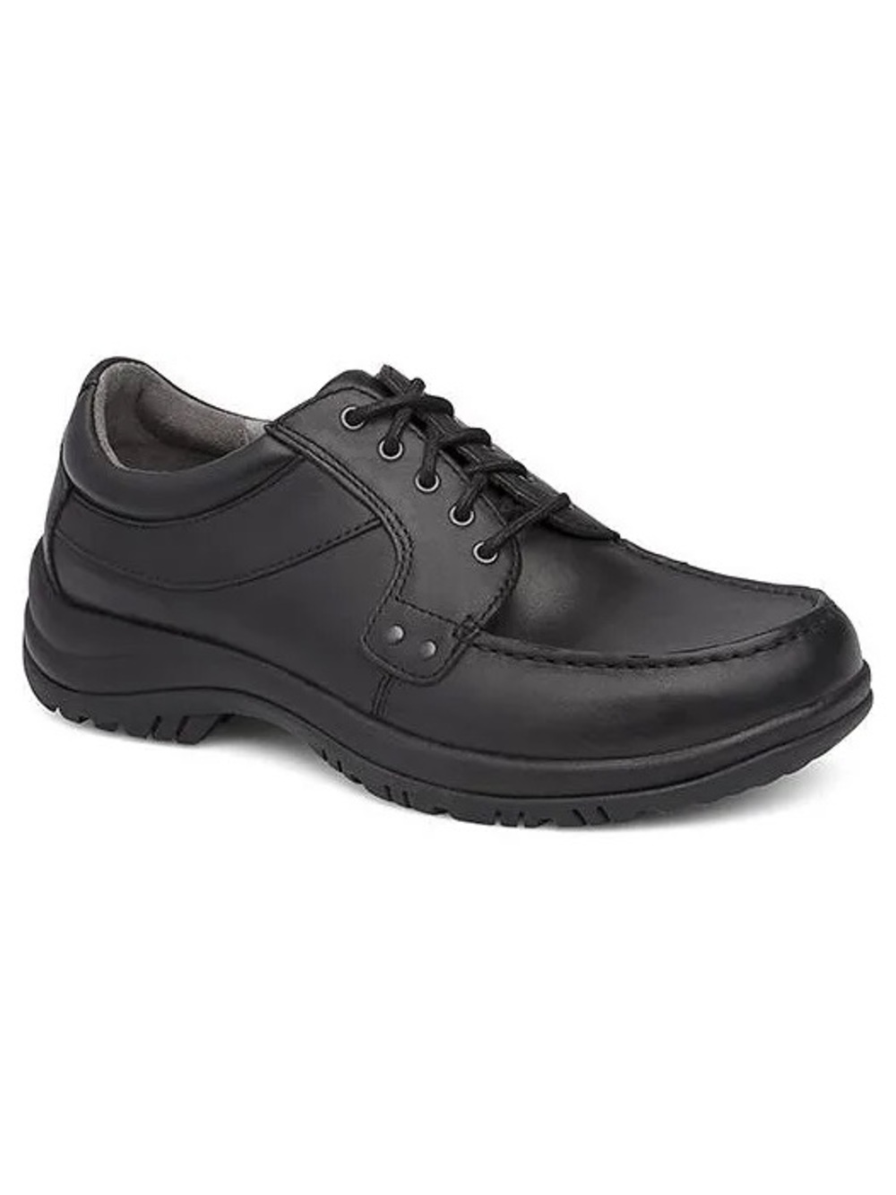 Dansko Men's Wyatt Oxford Black Full Grain Leather Shoes - 8706020200 Size 41